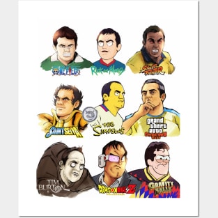 Cuauhtemoc Blanco in 9 Styles Posters and Art